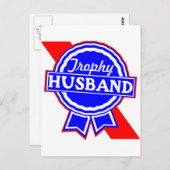 Trophy Husband Postkarte (Vorne/Hinten)