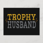 Trophy Husband Postkarte (Vorderseite)