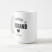 Trophy Husband Tasse: Das perfekte Geschenk für ih Kaffeetasse (Vorderseite Links)