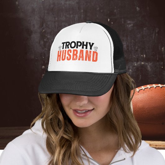 Trophy Husband Vater Cap - Funny Embroibesettet Ha Truckerkappe