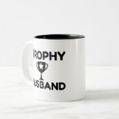 Trophy Husband Zweifarbige Tasse (Vorderseite Links)