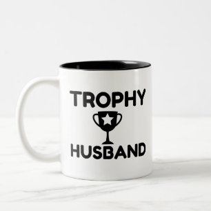 Trophy Husband Zweifarbige Tasse