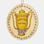Trophy-Mama Keramik Ornament (Links)