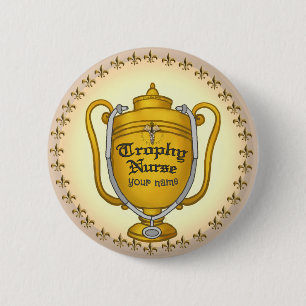 Trophy Nurse Button