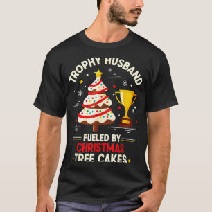 Trophy Retro Ehemann, angetrieben von Weihnachtsba T-Shirt