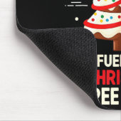 Trophy Retro Husband Fueled By Christmas Tree Cake Mousepad (Ecke)