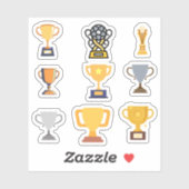 Trophy Stickers Aufkleber (Blatt)