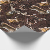 Trophy Whitetail Bucks Geschenkpapier (Ecke)