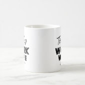 Trophy Work Wife Funny Office Personalized Kaffeetasse (Mittel)