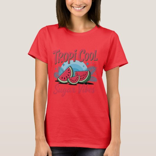 Tropi Cool Sugar Vibes T-Shirt (Vorderseite)