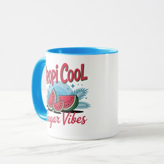 Tropi Cool Sugar Vibes  Tasse (Vorderseite Links)
