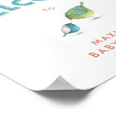 Tropic Birds Baby Dusche Willkommen Poster (Ecke)