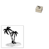 Tropic Botanical Palm Tree Gummistempel (Stempel)