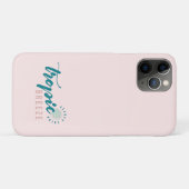 Tropic Breeze Aquamarin Minze & Pink Company Logo Case-Mate iPhone Hülle (Rückseite (Horizontal))