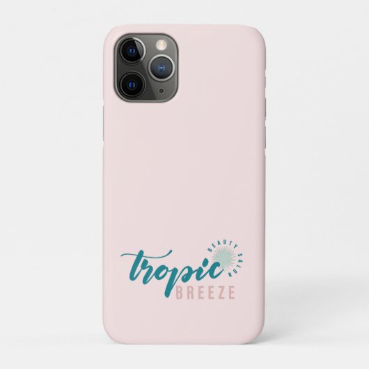 Tropic Breeze Aquamarin Minze & Pink Company Logo Case-Mate iPhone Hülle (Rückseite)