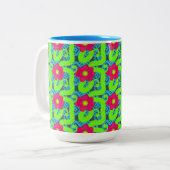 Tropic Floral Print Tasse (Vorderseite Links)
