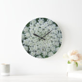Tropic Flower Wall Clock Große Wanduhr (Zuhause)