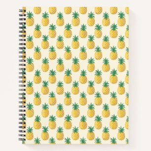 Tropic Gold Ananas Yellow Hues Notizblock