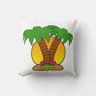 Tropic Island Throw Kissen