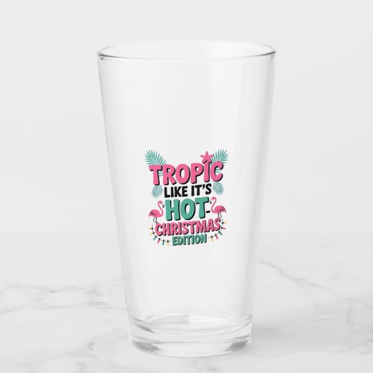 Tropic Like It's Hot: Christmas Edition Glas (Vorderseite)