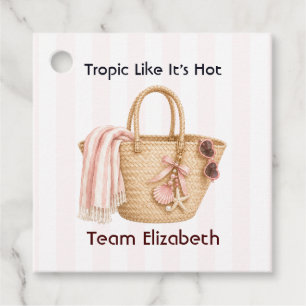 Tropic Like It's Hot Pool Party Junggesellinnenabs Geschenkanhänger