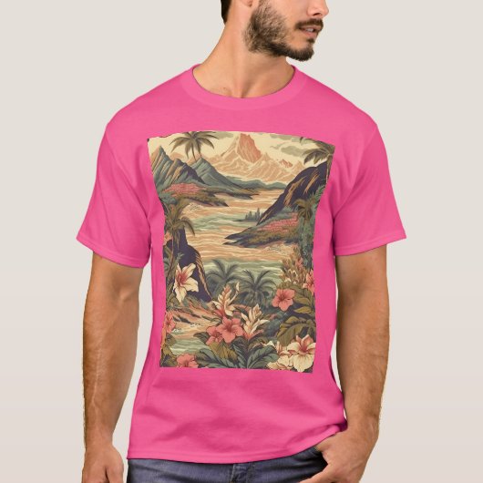 Tropic Oasis Graphic T-Shirt (Vorderseite)