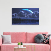 Tropic of Aquarius (Night) Leinwanddruck (Insitu (Wohnzimmer))