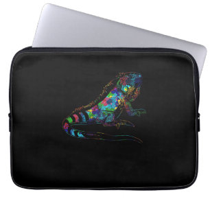 Tropic Reptile Zoo Hühnergeschenk Iguana Premium Laptopschutzhülle