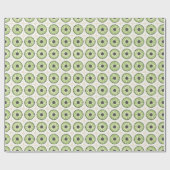 Tropic Slice Leafy Green Geschenkpapier (Flach)