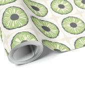 Tropic Slice Leafy Green Geschenkpapier (Rolleneckpunkt)