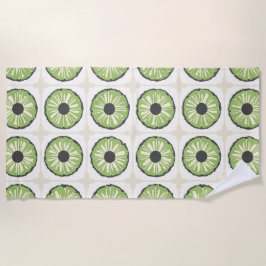 Tropic Slice Leafy Green Strandtuch