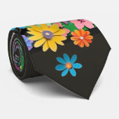 TROPIC TANGO Rote Chow Krawatte (Gerollt)