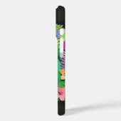 TROPIC TANGO Rote schwarze Choke Case-Mate iPhone Hülle (Rückseite / Links)