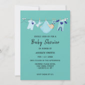 Tropic Tide Baby Dusche Einladung (Vorderseite)