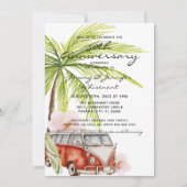 Tropical 50 Jahre Jahreshälfte Einladung zur Hochz (Vorderseite)