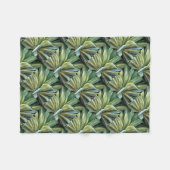 Tropical Agave Art Fleecedecke (Vorderseite (Horizontal))