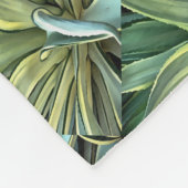 Tropical Agave Art Fleecedecke (Ecke)