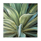 Tropical Agave Art Fliese (Vorderseite)