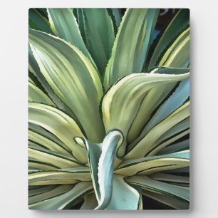 Tropical Agave Art Fotoplatte