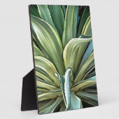 Tropical Agave Art Fotoplatte (Seite)