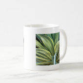 Tropical Agave Art Kaffeetasse (VorderseiteRechts)