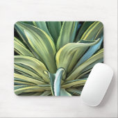 Tropical Agave Art Mousepad (Mit Mouse)