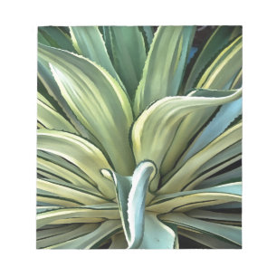 Tropical Agave Art Notizblock