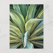 Tropical Agave Art Postkarte (Vorderseite)