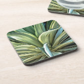 Tropical Agave Art Untersetzer (Linke Seite)