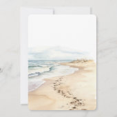 Tropical Aloha Beach Coconuts Palm Tree Wedding Einladung (Rückseite)