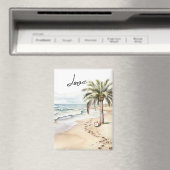 Tropical Aloha Beach Coconuts Palme Tree Magnet (In Situ (Geschirrspüler))