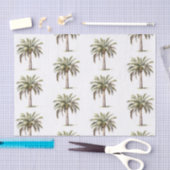 Tropical Aloha Beach Coconuts Palmen Bäume Hochzei Seidenpapier (Handwerk)