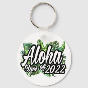 Tropical Aloha Class of 2022 Hawaiian Luau Gefalle Schlüsselanhänger