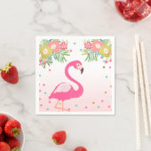 Tropical Aloha Flamingo Papier Napkins Geburtstag Serviette (Beispiel)